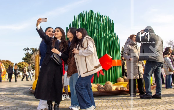 Bakı bulvarı baharı fərqli ab-havada qarşılayır