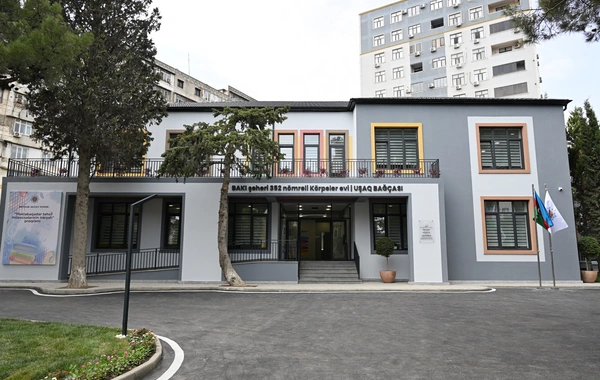 Bakının Nəsimi rayonunda yeni körpələr evi-uşaq bağçası istifadəyə verilib