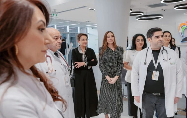Leyla və Arzu Əliyevalar "Leyla Medical Center"in Pediatriya Mərkəzində olublar