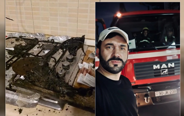 Əməkdar artistin evində yanğın olub
