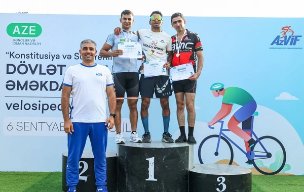 Dövlət qurumlarının əməkdaşları arasında velosiped yarışı keçirilib