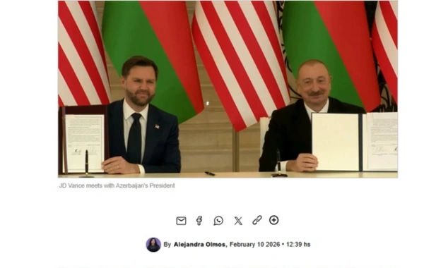 ABŞ vitse-prezidentinin Azərbaycana səfəri dünya mediasının diqqətindədir