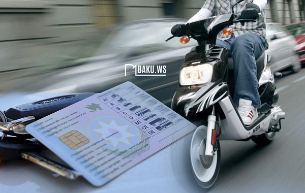 Azərbaycanda moped idarə etmək üçün sürücülük vəsiqəsi tələb olunacaq