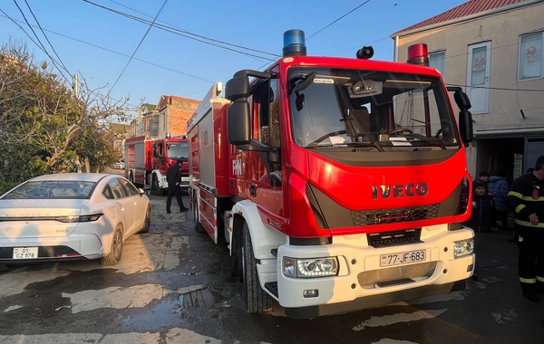 Bakıda evdə YANĞIN