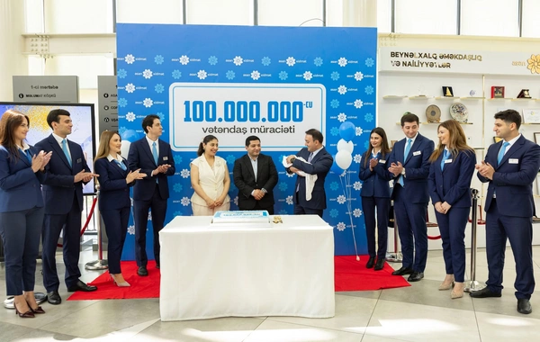 В ASAN xidmət зафиксировано 100-миллионное обращение