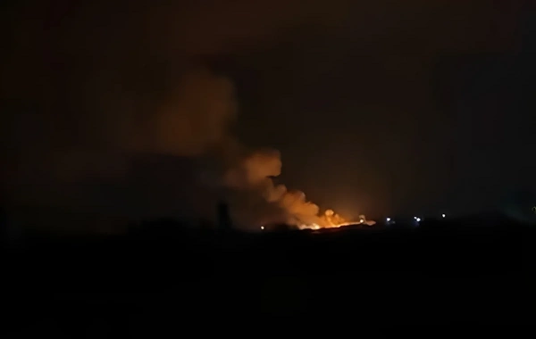 Goranboyda sursat anbarında YANĞIN