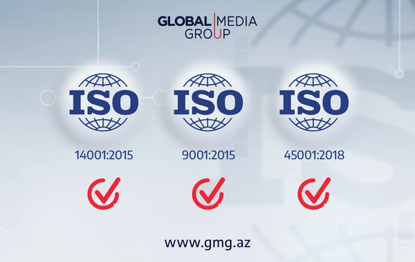 Global Media Groupun tərkibindəki şirkətlərin beynəlxalq idarəetmə standartlarına uyğunluğu növbəti dəfə təsdiqlənib