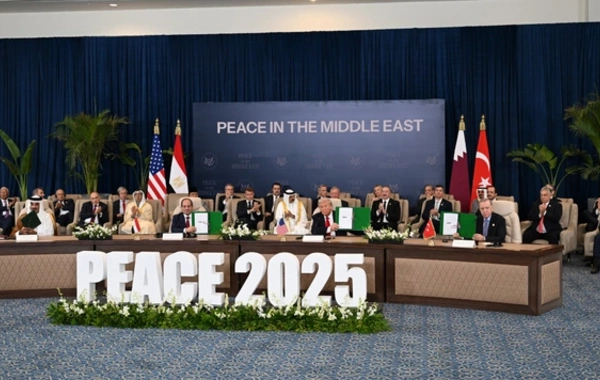 Prezident İlham Əliyev Yaxın Şərq Sülh Sammitində iştirak edib