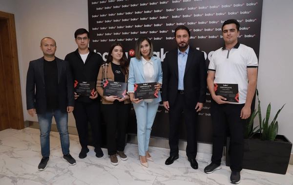 Özbəkistan Milli Teleradio şirkətinin nümayəndə heyəti Baku TVdə təlim proqramında iştirak edib