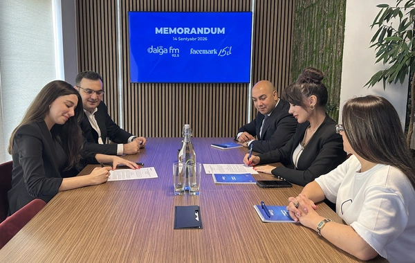 "Facemark" MMC ilə Dalğa FM arasında 14 sentyabr 2026-cı il tarixində əməkdaşlığa dair Anlaşma Memorandumu imzalanıb
