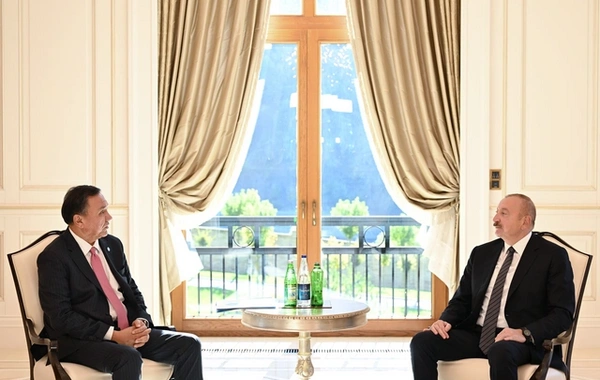 İlham Əliyev Qəbələdə Türk Dövlətləri Təşkilatının baş katibini qəbul edib