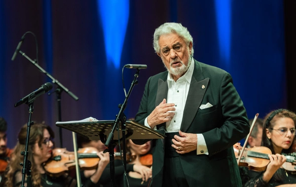 Placido Domingo performed at the Heydar Aliyev Center