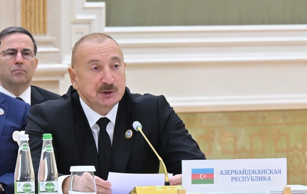 İlham Əliyev: Ötən il Azərbaycanın Mərkəzi Asiya ölkələri ilə ticarət dövriyyəsi 50 %-dən çox artıb