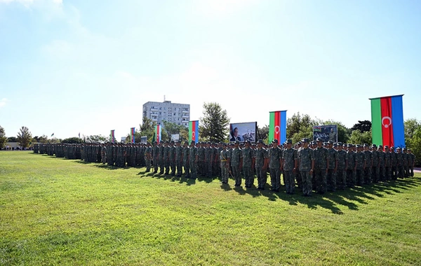 Heydər Əliyev adına Hərbi İnstitutda gənc kursantların andiçmə mərasimi keçirilib