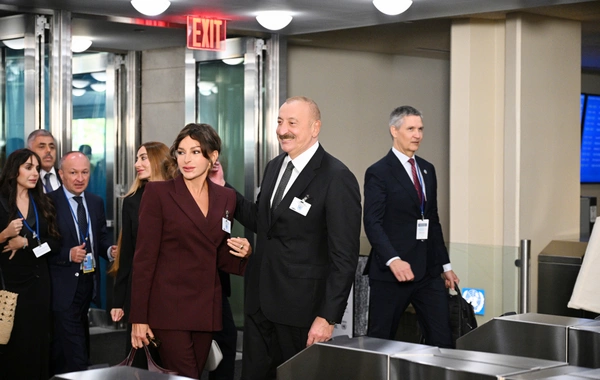 Prezident və birinci xanım BMT Baş Assambleyasının 80-ci sessiyası çərçivəsində yüksəksəviyyəli müzakirələrdə iştirak ediblər