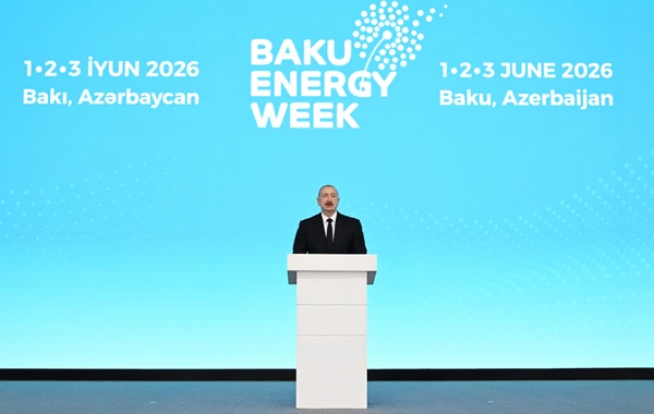 Prezident İlham Əliyev Bakı 31-ci Baku Energy Forumun rəsmi açılış mərasimində iştirak edir