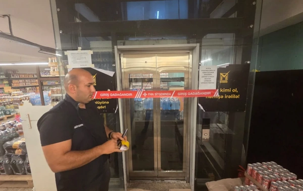 Bakıda marketin liftinin fəaliyyəti dayandırılıb