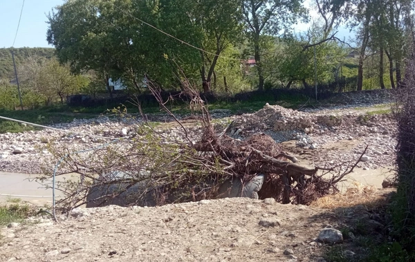 Şabranda güclü yağış fəsadlara səbəb olub
