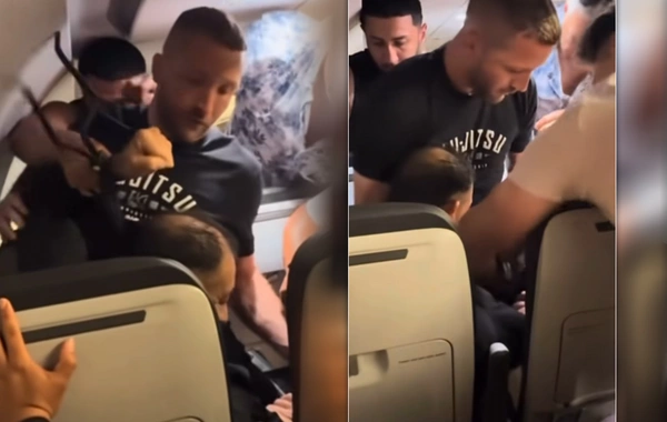 Боец MMA обезвредил пассажира, пытавшегося открыть дверь самолета в небе
