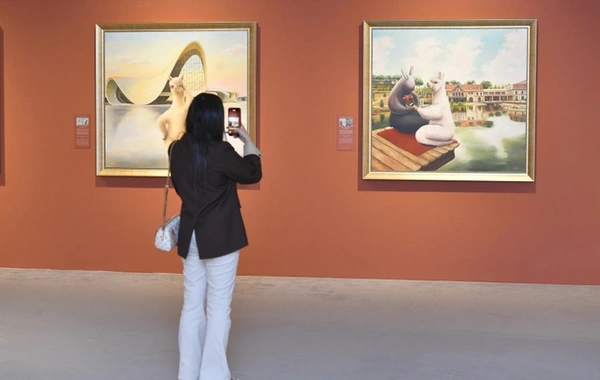 Heydər Əliyev Mərkəzində "And və Qafqaz dağları arasında təxəyyül dünyası" sərgisinin açılışı olub