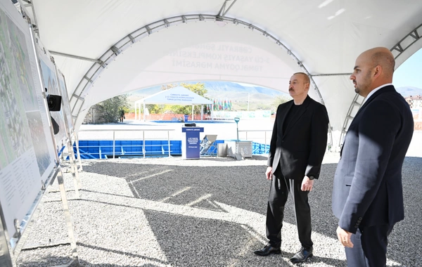 The foundation for the second and third residential complexes has been laid in the city of Jabrayil The foundation for the second and third residential complexes has been laid in the city of Jabrayil