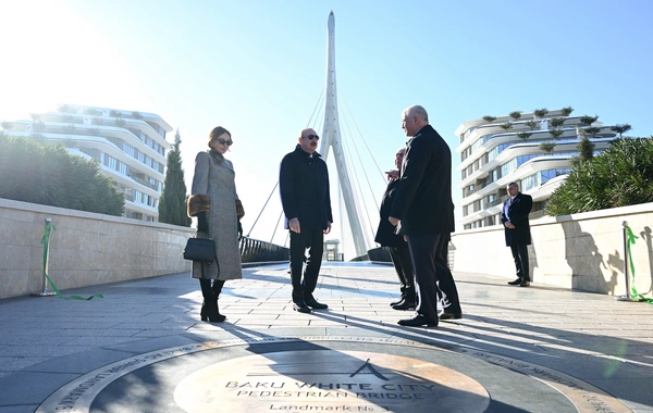 Prezident İlham Əliyev "Bakı Ağ Şəhər"də olub