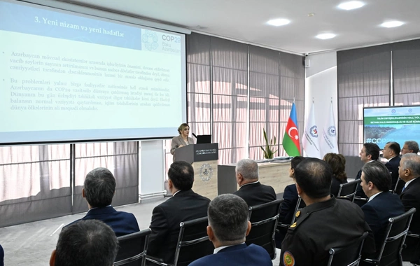 Əmək və Sosial Münasibətlər Akademiyasında COP29-a həsr edilən elmi nəşrin təqdimatı olub