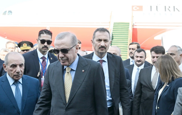 Türkiyə Prezidenti Rəcəb Tayyib Ərdoğan Azərbaycana səfərə gəlib