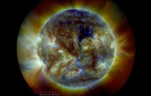 A solar flare occurred on the Sun
