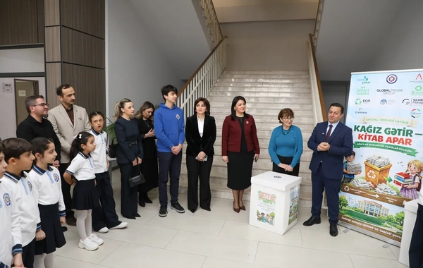 "Kağız gətir - kitab apar" sosial-ekoloji layihəsinə start verildi