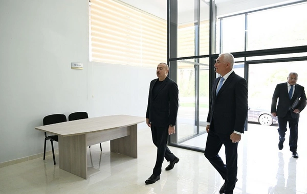 Prezident İlham Əliyev Laçın rayonunun Bəylik kəndinin açılışında iştirak edib