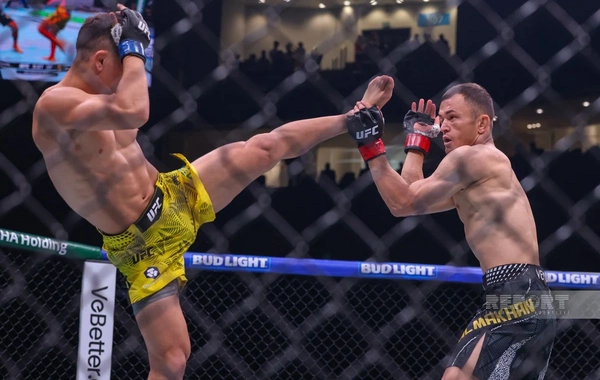 Bakıda tarixi UFC gecəsi: Fiziyevdən möhtəşəm qələbə - FOTOREPORTAJ