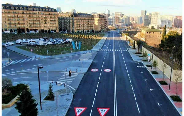 Bakının Süleyman Vəzirov küçəsində yenidənqurma işləri başa çatdırılıb