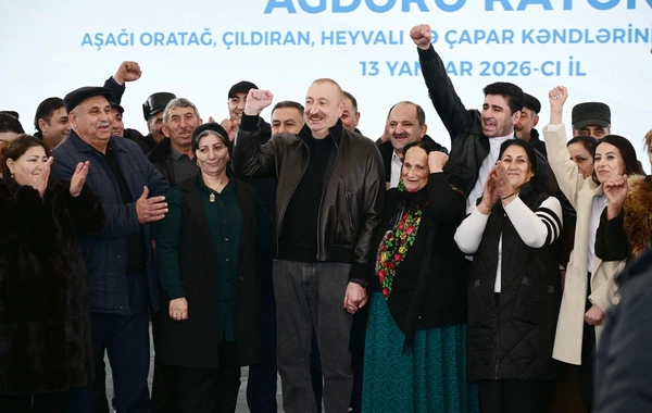 İlham Əliyev Ağdərədə Aşağı Oratağ, Çıldıran, Heyvalı və Çapar kəndlərinin sakinləri ilə görüşüb