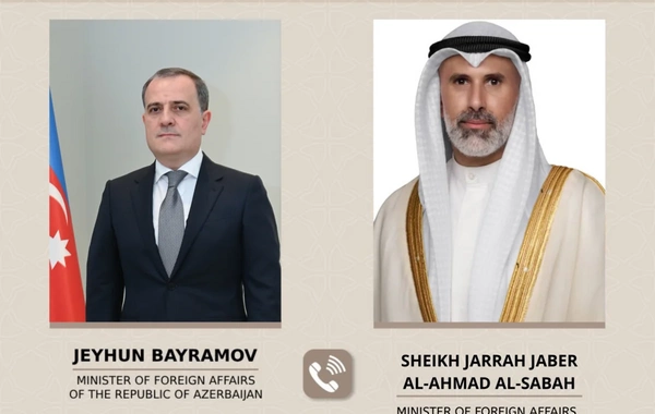 Azərbaycan və Küveyt XİN-ləri diplomatik təşəbbüslərin gücləndirilməsini müzakirə edib