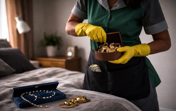 В Баку домработница украла у хозяйки квартиры золотые украшения на 12 000 манатов