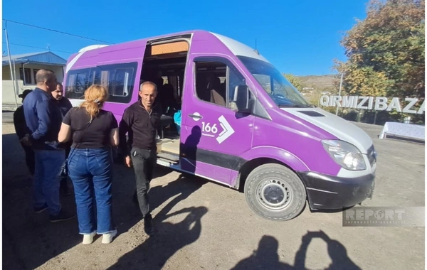 Növbəti köç karvanı Qırmızı Bazar qəsəbəsinə çatıb