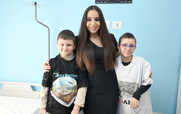 Leyla Əliyeva Tiranada "Hannah və Rosafa" uşaq evini və "Mother Teresa" Universitet Xəstəxana Mərkəzini ziyarət edib
