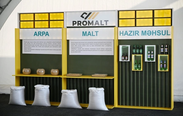 İlham Əliyev İmişlidə "Promalt" MMC-nin arpa emalı müəssisəsinin açılışını edib İlham Əliyev İmişlidə "Promalt" MMC-nin arpa emalı müəssisəsinin açılışını edib