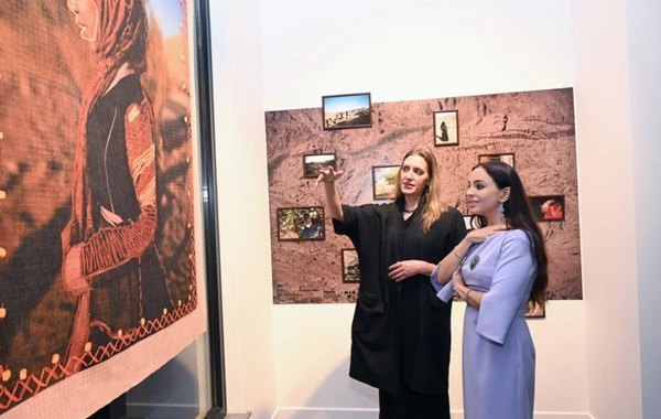 Leyla Aliyeva attended the exhibition "A House with a View of the Landscape"