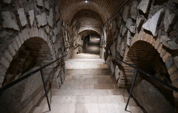 Мехрибан Алиева приняла участие в церемонии открытия проекта реставрации катакомб Святой Коммодиллы в Ватикане