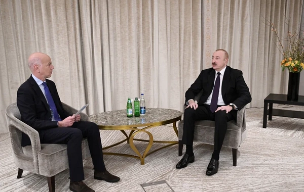 Prezident İlham Əliyev Münxendə "France 24" telekanalına müsahibə verib