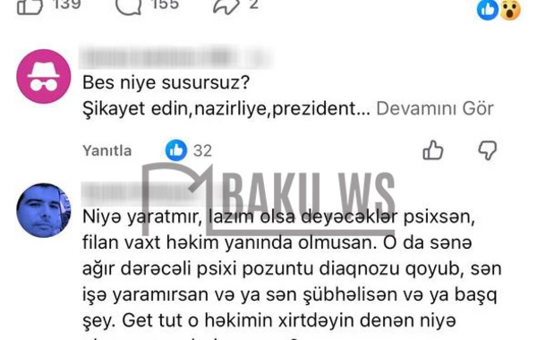 "My Gov"la bağlı QƏRİBƏ OLAY - Vətəndaşın adına ağır diaqnozlar yazıldı