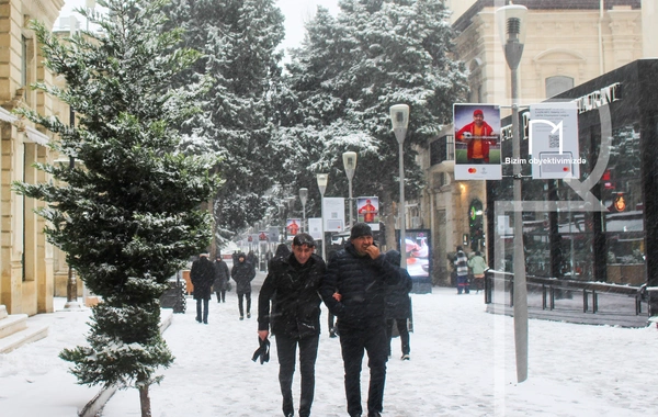 Bakı sakinlərinə qarla bağlı XƏBƏRDARLIQ