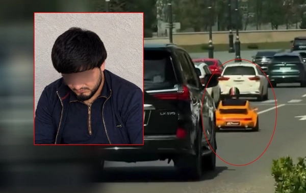 Bakıda oyuncaq maşınla yola çıxan şəxs SAXLANILDI