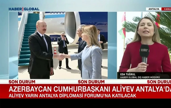 Haber Global: President of Azerbaijan Ilham Aliyev in Antalya
