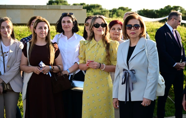 Leyla Əliyeva və Alona Əliyeva Xeyirxahlıq Festivalında iştirak ediblər