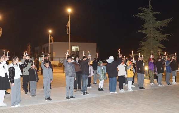 Xocalıda soyqırım qurbanlarının xatirəsinə flaşmob keçirilib