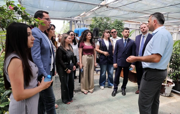Gənc media nümayəndələri SOCAR-ın yaşıl enerji planı ilə tanış oldular