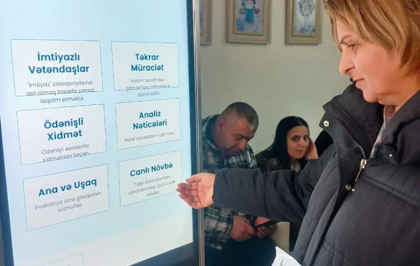 Masallı Rayon Mərkəzi Xəstəxanasında elektron növbə sistemi istifadəyə verilib